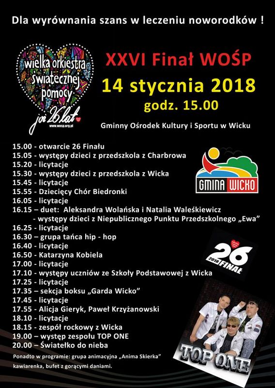 Grafika #0: XXVI FINAŁ WOŚP 2018R.