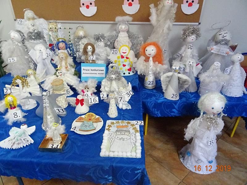 Grafika #0: Konkurs plastyczny pt. Bożonarodzeniowy Aniołek  rozstrzygnięty!
