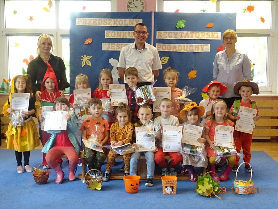 Grafika #0: Przedszkolny Konkurs Recytatorski Jesienne pogaduchy