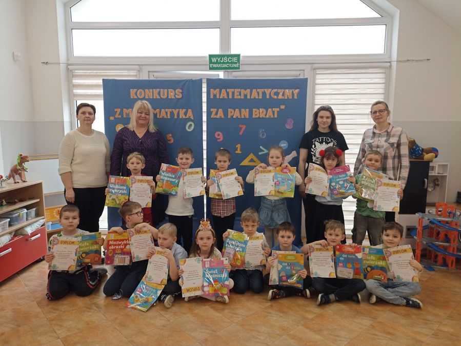 Grafika #0: Konkurs matematyczny Z matematyką za pan brat w grupie Sowy