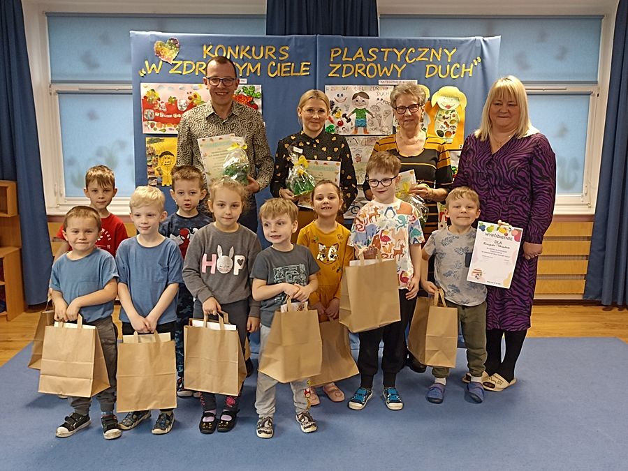 Grafika #0: Rozstrzygnięcie konkursu plastycznego W zdrowym ciele zdrowy duch