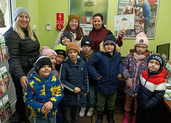 Wizyta w banku - grupa Sowy grafika