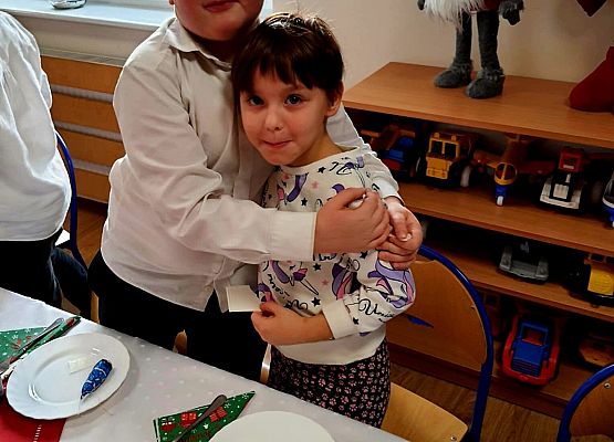 Wigilia w przedszkolu grafika