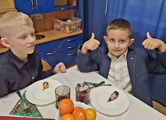 Wigilia w przedszkolu grafika