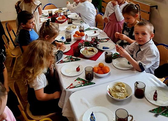 Wigilia w przedszkolu grafika