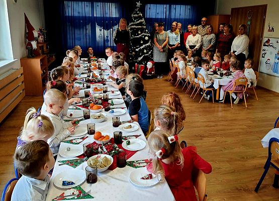 Wigilia w przedszkolu grafika