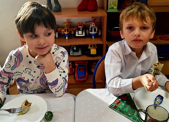 Wigilia w przedszkolu grafika