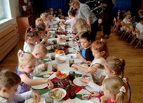 Wigilia w przedszkolu grafika