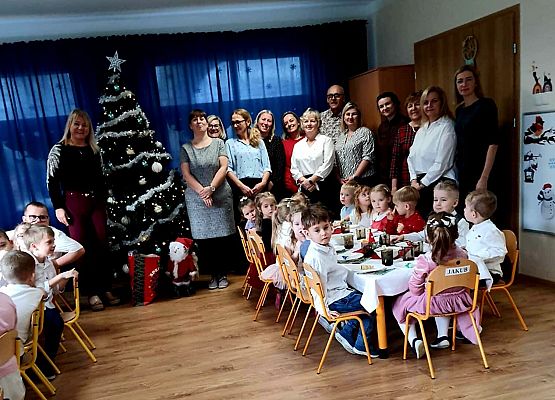 Wigilia w przedszkolu grafika