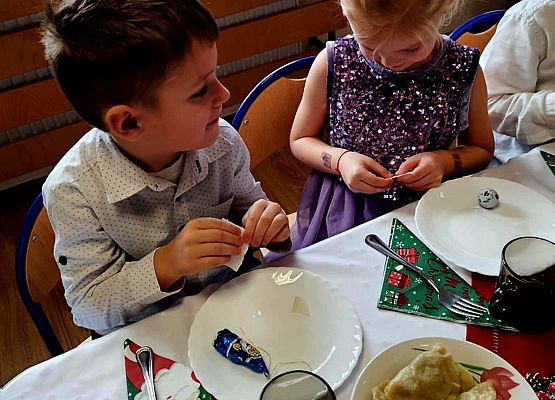 Wigilia w przedszkolu grafika