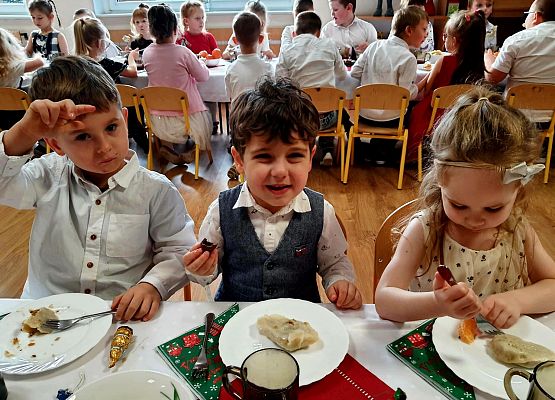 Wigilia w przedszkolu grafika