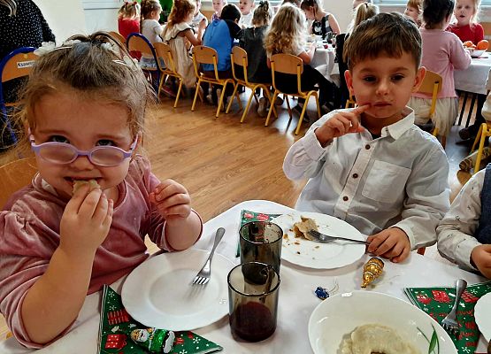 Wigilia w przedszkolu grafika