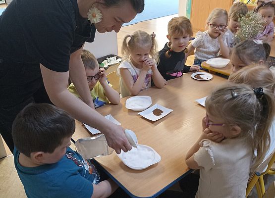 Prace w kącikach przyrody grafika