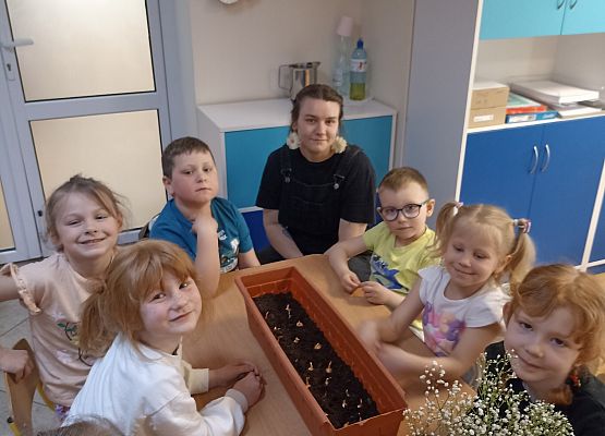 Prace w kącikach przyrody grafika