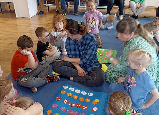 Wielkanocne kodowanie na dywanie - zajęcia otwarte (gr. Rybki) grafika