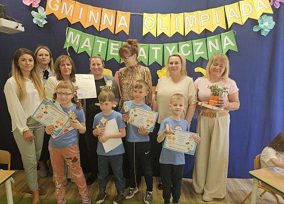 Olimpiada matematyczna w Przedszkolu Gminnym w Charbrowie grafika