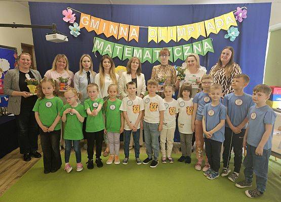 Olimpiada matematyczna w Przedszkolu Gminnym w Charbrowie grafika