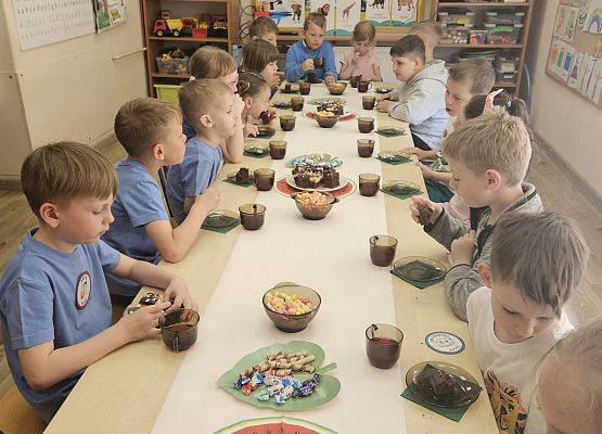 Olimpiada matematyczna w Przedszkolu Gminnym w Charbrowie grafika