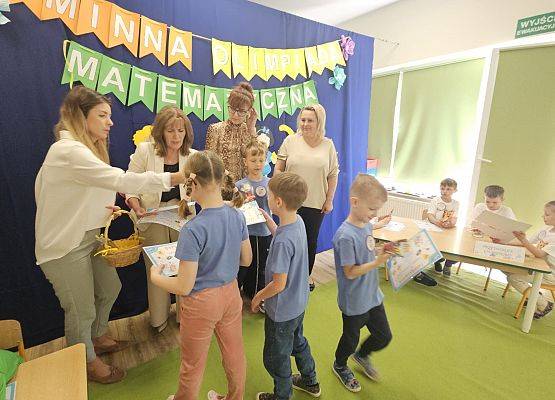 Olimpiada matematyczna w Przedszkolu Gminnym w Charbrowie grafika