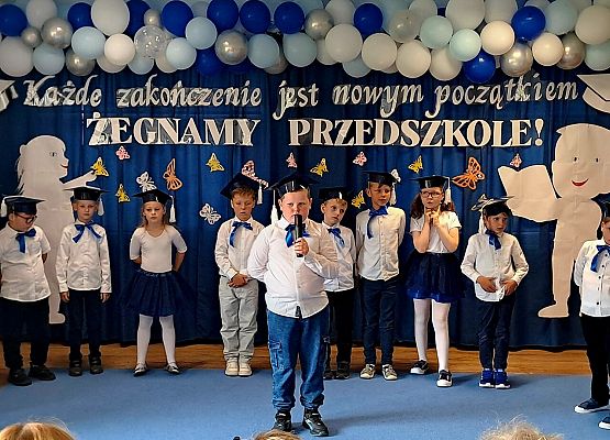 Zakończenie roku przedszkolnego grafika