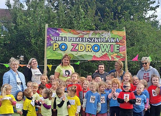 Dzień Przedszkolaka "Bieg po zdrowie" grafika