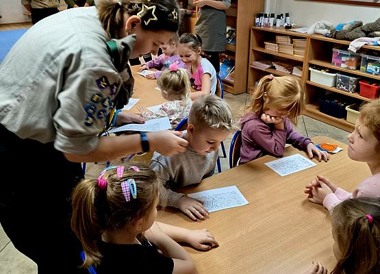 Spotkanie z Drużyną Harcerską grafika