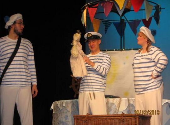 Grafika #8: Lekcja teatralna w Teatrze lalek w Słupsku 2013.12.10