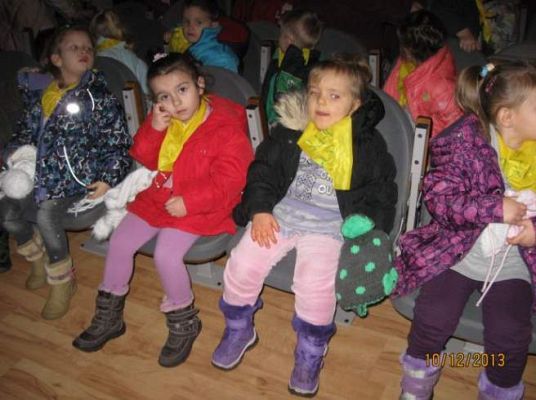 Grafika #15: Lekcja teatralna w Teatrze lalek w Słupsku 2013.12.10