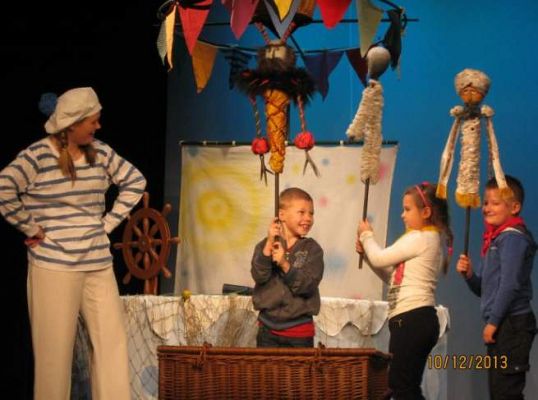 Grafika #13: Lekcja teatralna w Teatrze lalek w Słupsku 2013.12.10