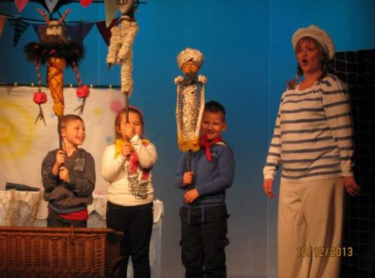 Grafika #12: Lekcja teatralna w Teatrze lalek w Słupsku 2013.12.10