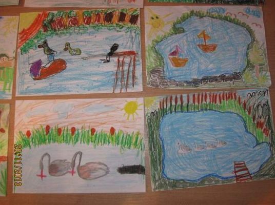 Grafika #2: ,,Jeziora w Słowińskim Parku Narodowym-konkurs plastyczny