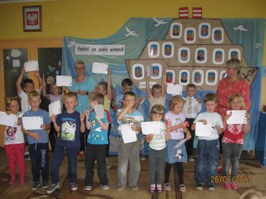 Grafika #4: Pożegnanie przedszkola przez dzieci 7-letnie 2013-06-26