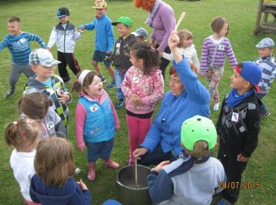 Grafika #4: Zajęcia w punkcie przedszkolnym Ewa-29.07.2015