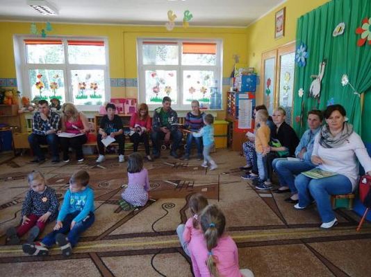 Grafika #9: Dzień otwarty w Przedszkolu Gminnym w Wicku.