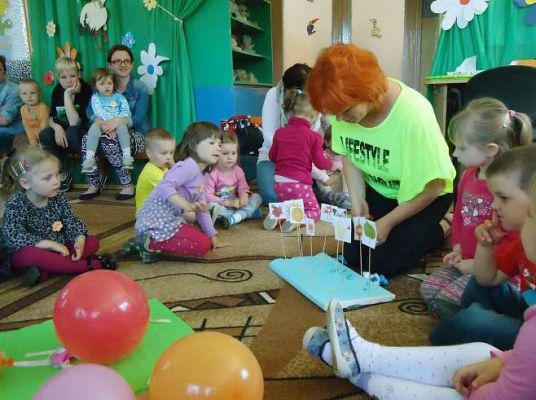 Grafika #18: Dzień otwarty w Przedszkolu Gminnym w Wicku.