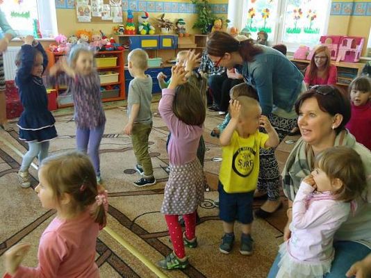 Grafika #19: Dzień otwarty w Przedszkolu Gminnym w Wicku.