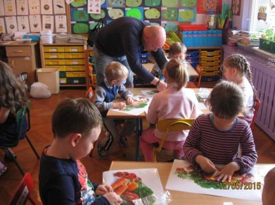 Grafika #9: Bursztynowe zajęcia - Grupa starszaków