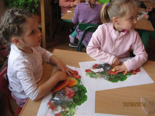 Grafika #10: Bursztynowe zajęcia - Grupa starszaków