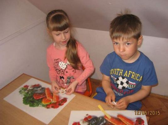 Grafika #11: Bursztynowe zajęcia - Grupa starszaków