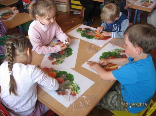 Grafika #12: Bursztynowe zajęcia - Grupa starszaków