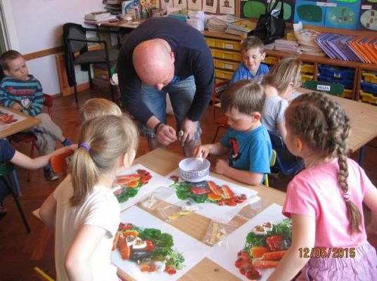 Grafika #16: Bursztynowe zajęcia - Grupa starszaków