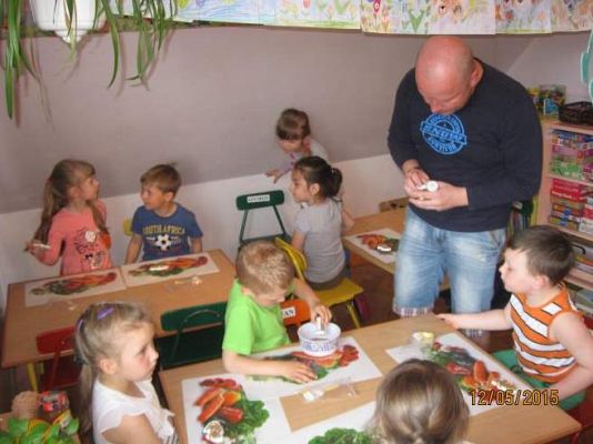 Grafika #18: Bursztynowe zajęcia - Grupa starszaków