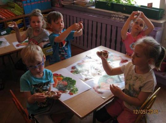 Grafika #20: Bursztynowe zajęcia - Grupa starszaków