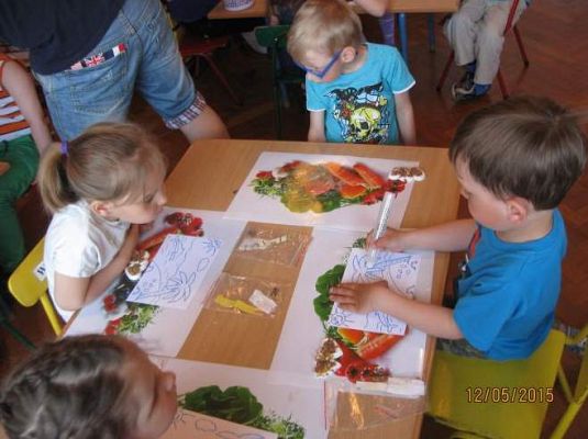 Grafika #21: Bursztynowe zajęcia - Grupa starszaków