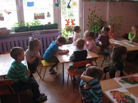 Grafika #5: Bursztynowe zajęcia - Grupa starszaków