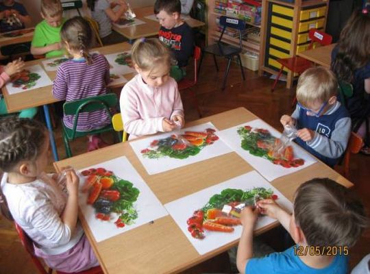 Grafika #7: Bursztynowe zajęcia - Grupa starszaków