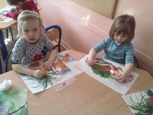 Grafika #14: Bursztynowe zajęcia - Grupa maluszków