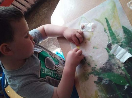 Grafika #15: Bursztynowe zajęcia - Grupa maluszków