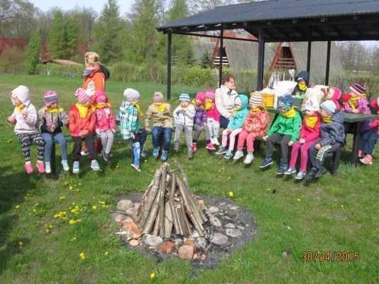 Grafika #5: Nowęcin - wspólne ognisko i powrót do domu 