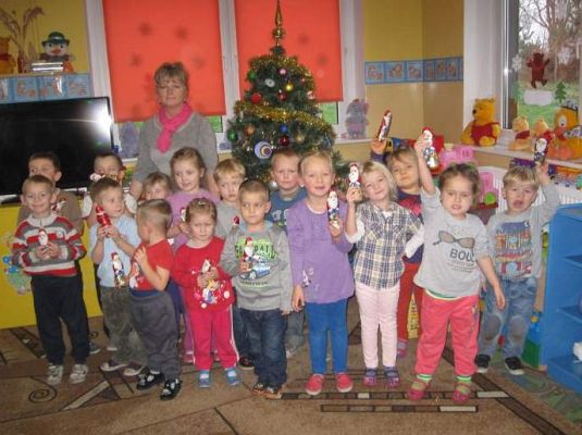 Grafika #6: Mikołaj w przedszkolu